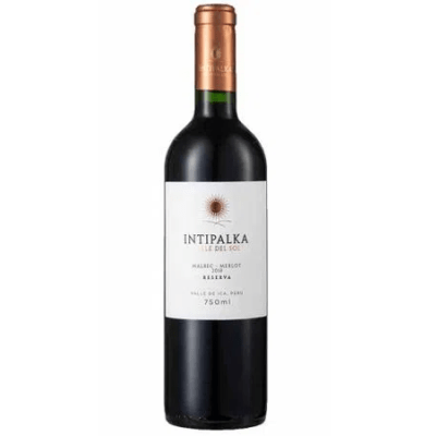 Vino reserva malbec - merlot Intipalka botella x750ml