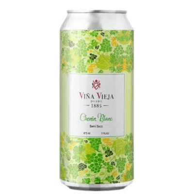 Vino Chenin blanco Viña Vieja lata x473ml