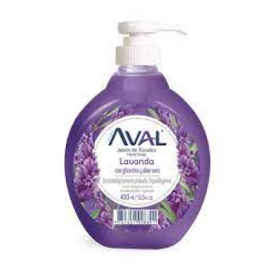 Jabón liquido Aval aroma lavanda x 400ml
