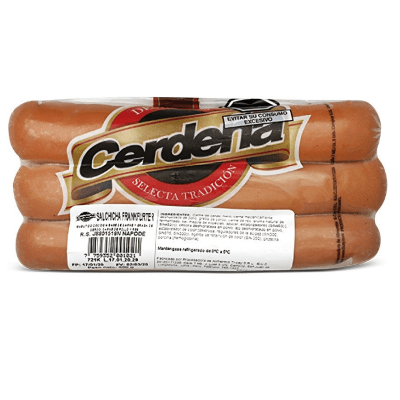 Salchicha frankfurt Cerdeña x 500gr
