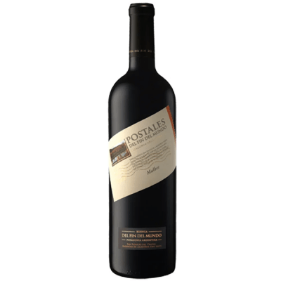 Vino malbec Postales del fin del mundo botella x750ml