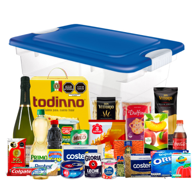 Canasta Navideña Caja Lok-it 50lt
