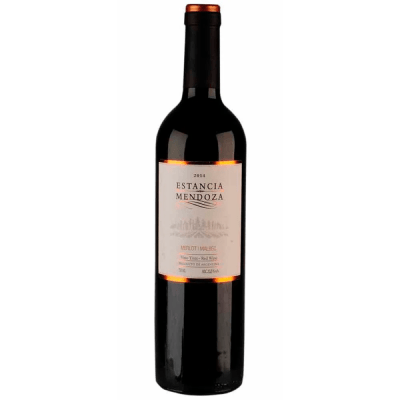 Vino merlot malbec Estancia Mendoza botella x750ml