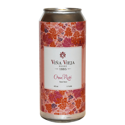 Vino rose semi seco Viña Vieja lata x473ml