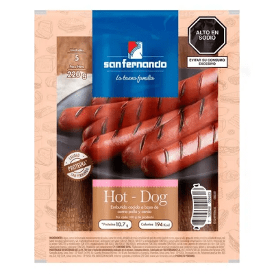 Hot dog Nadal San Fernando x220gr