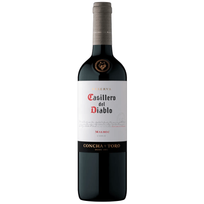 Vino malbec Casillero del Diablo Concha y Toro botella x750ml