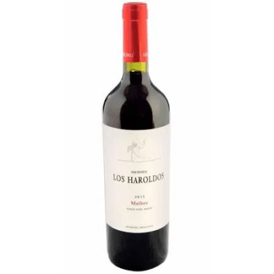 Vino malbec Los Haroldos botella x750ml