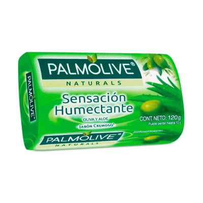 Jabón de tocador Palmolive aroma Aloe Oliva x 120gr