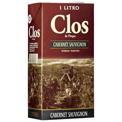 Vino tinto Clos de Pirqué caja x1Lt