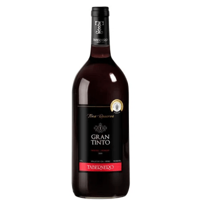 Vino tinto fina reserva Tabernero botella x1.5Lts