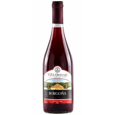 Vino borgoña semi seco Ocucaje botella x750ml